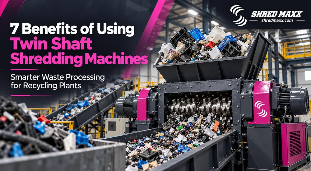 7 Benefits of Using Twin Shaft Shredding Machines in Recycling Plants