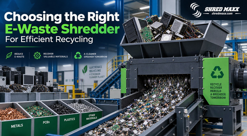 Choosing the Right E-Waste Shredder for Efficient Recycling