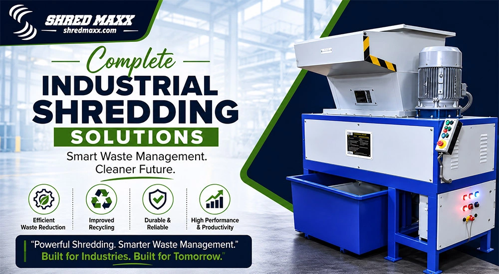 complete industrial shredding solutions for waste management
