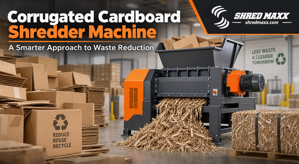 Corrugated Cardboard Shredder Machine: A Smarter Approach to Waste Reduction
