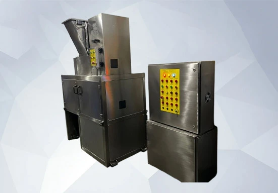liquid pouch squeezing and recovery machine